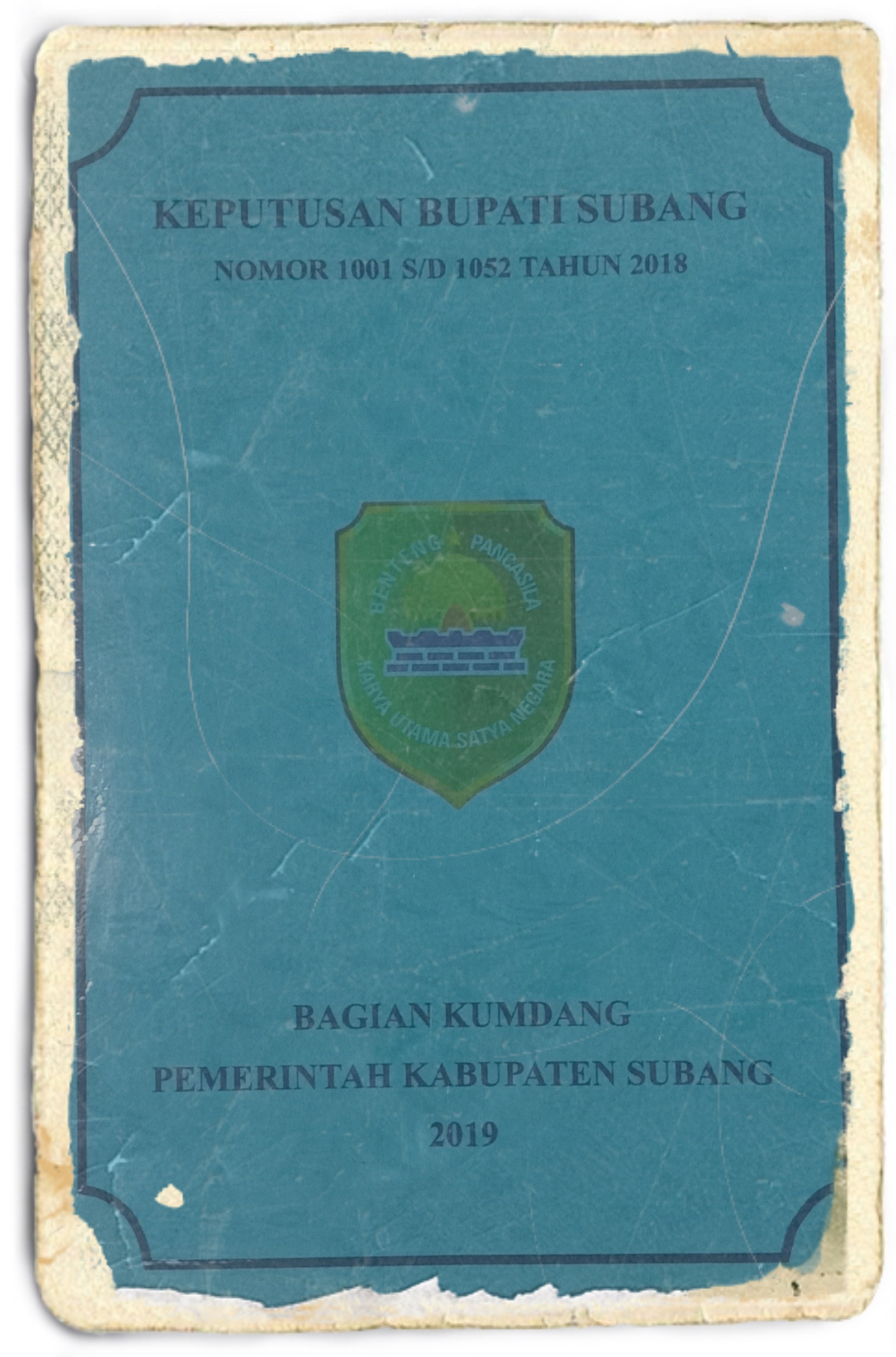 KEPUTUSAN BUPATI SUBANG NOMOR : 1001 S/D  S/D 1052 TAHUN 2018
