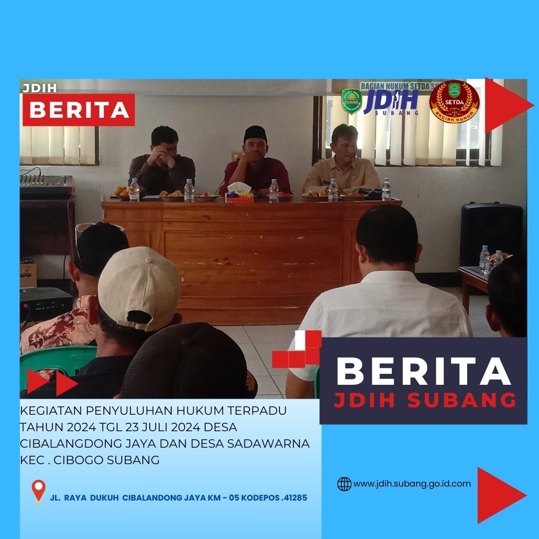 Penyuluhan Hukum Terpadu Tahun 2024