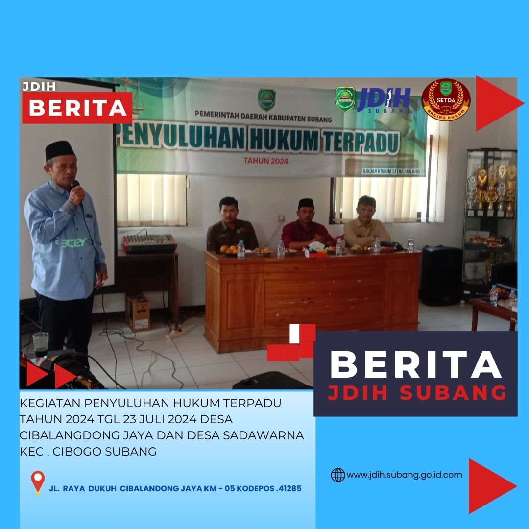 PENYULUHAN HUKUM TERPADU