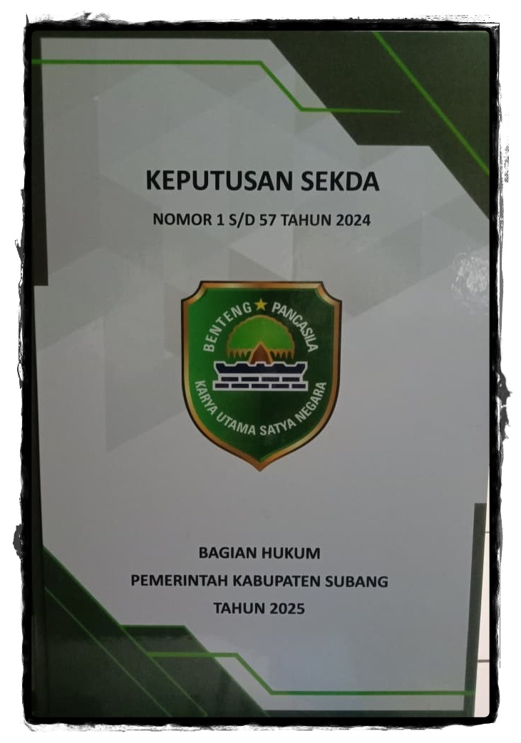 KEPUTUSAN SEKDA NOMOR : 1 S/D 57 TAHUN 2024 